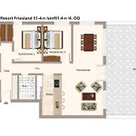 Nordseeresort Friesland Nordseeresort Friesland 51-4-n Apartman *